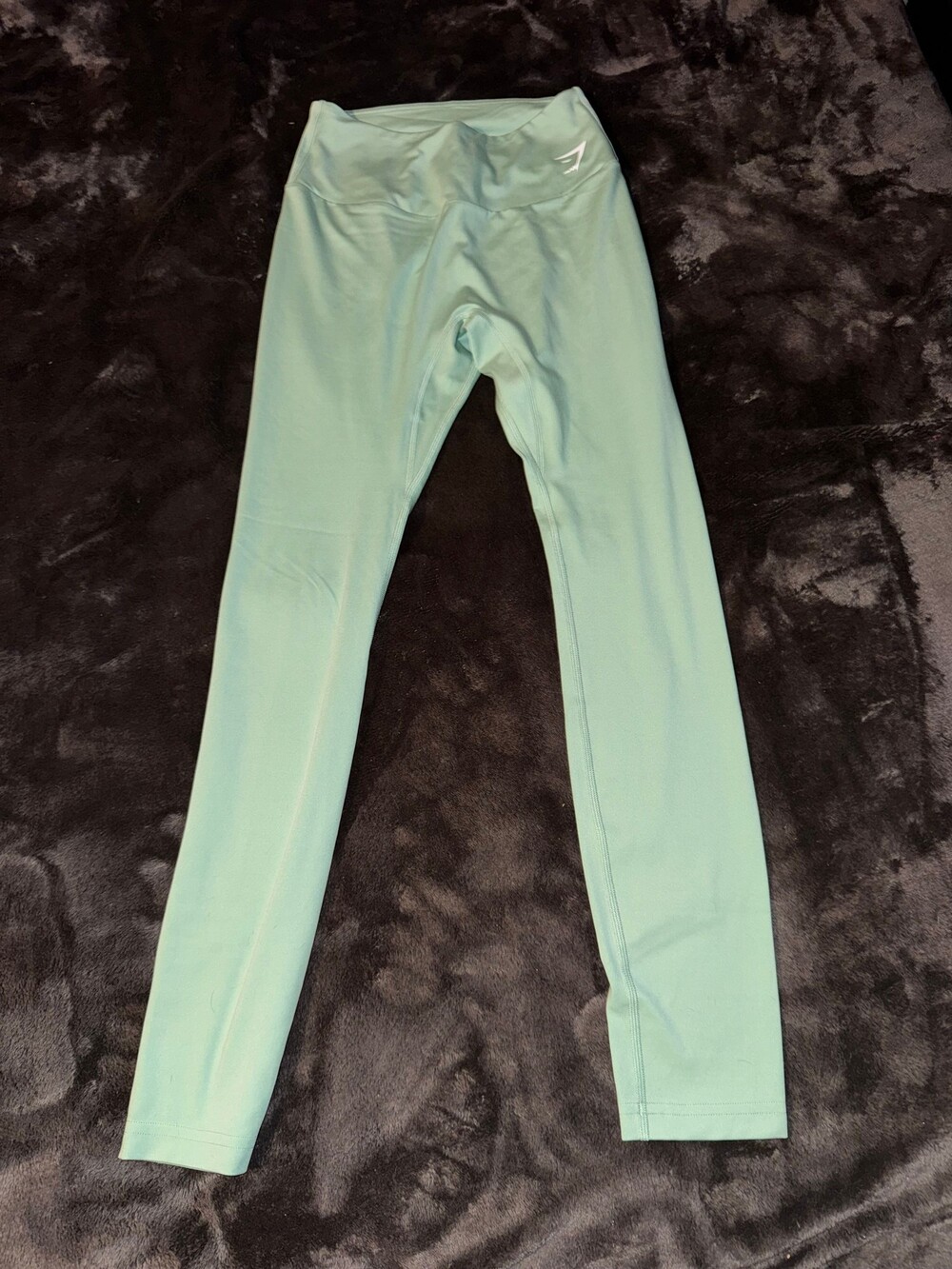 Gymshark Mint Green Medium Women's Leggings Polyester Elastane Activewear